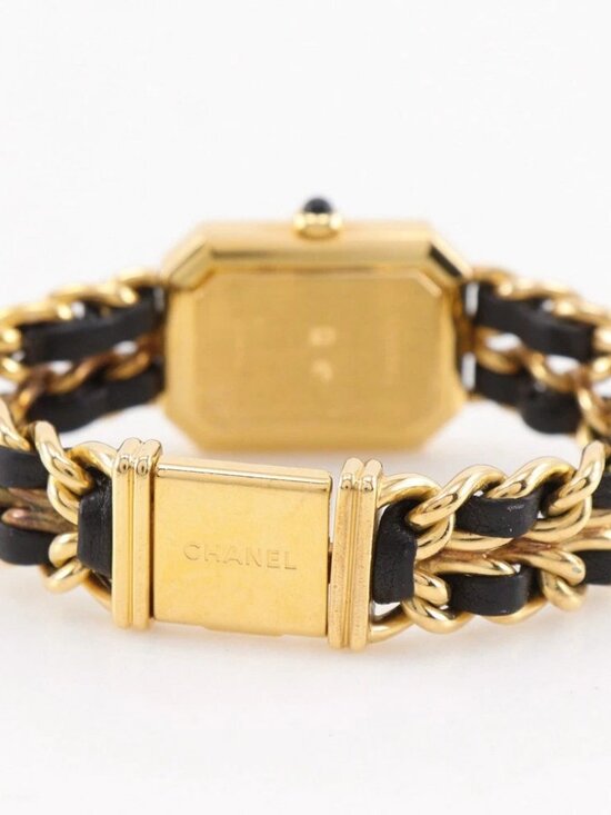CHANEL Premiere S Watches H0001 black/gold blackDial Plated Gold/leather Q... main image 7